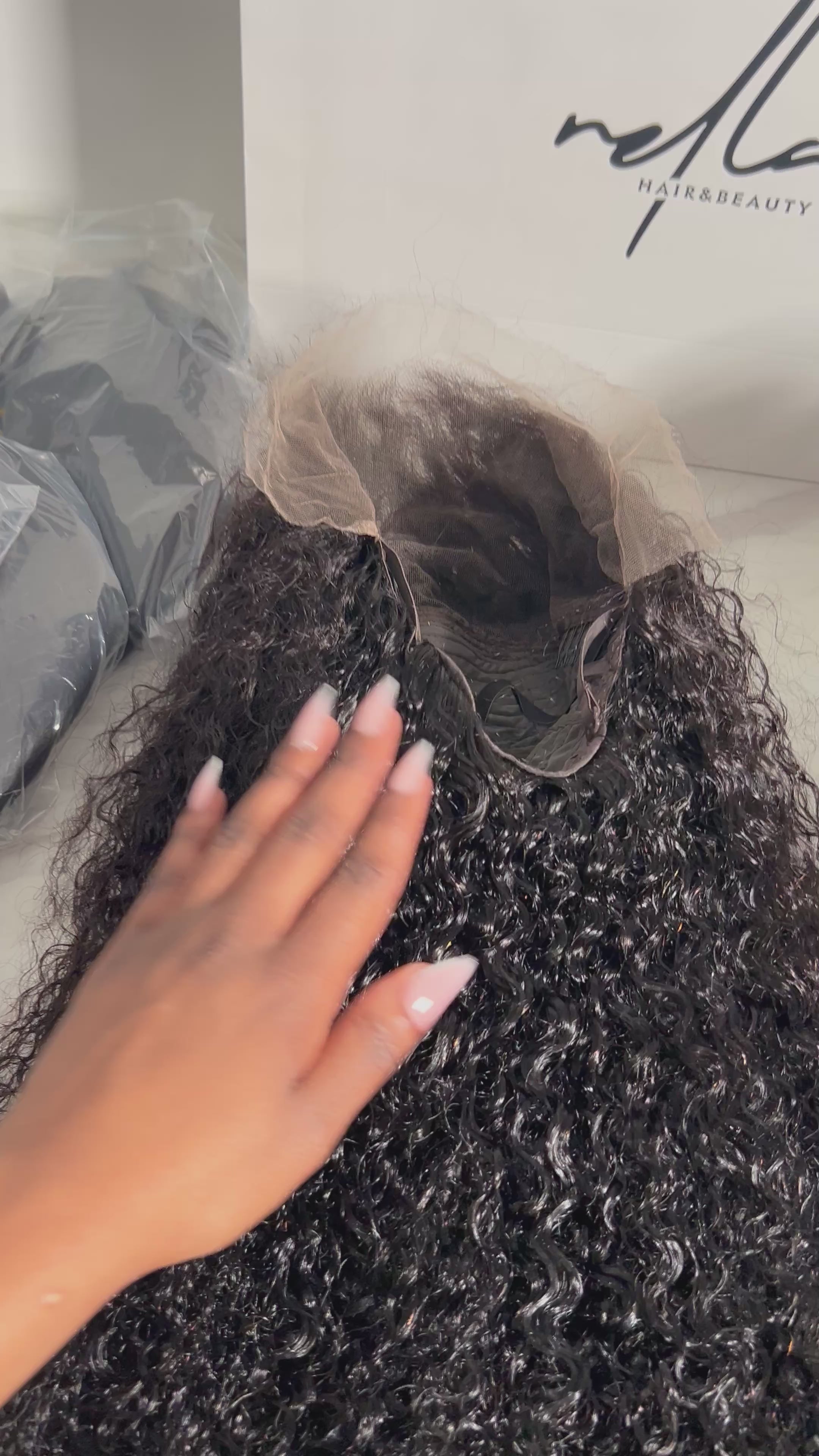 wig Burmese curly