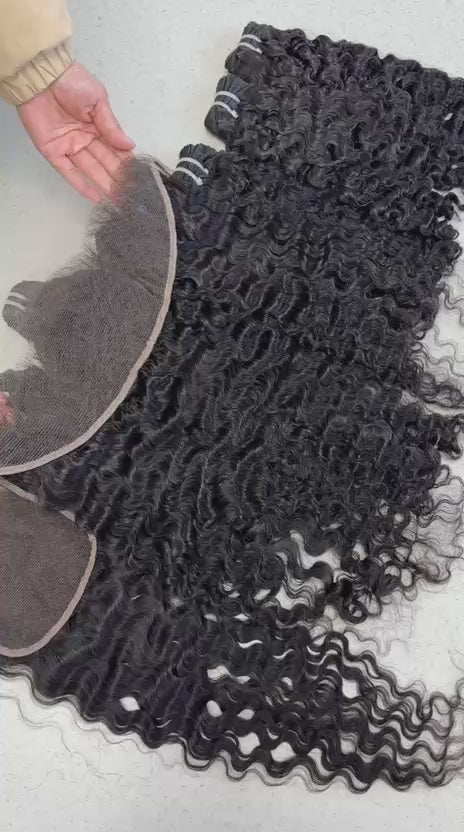 Tissages straight, curly et ondulés